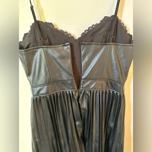 Express | Faux Leather Midi Dress | Size XS - Picture 5 of 6